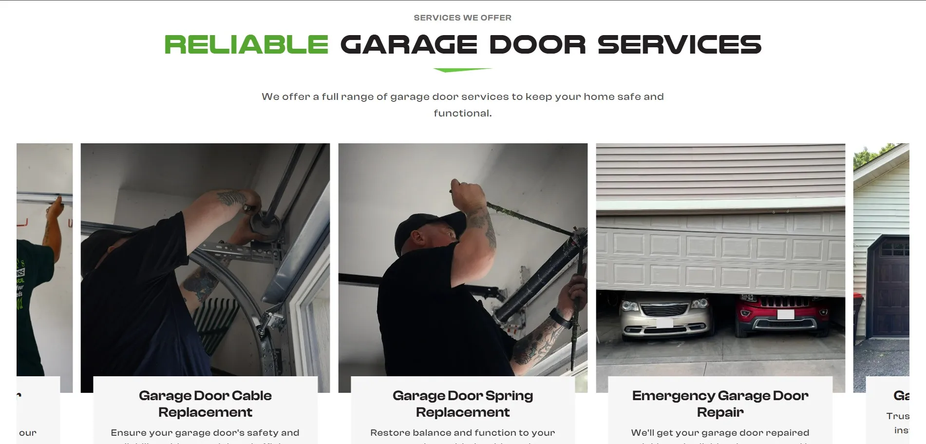 A. Parker's Garage Doors — view 1