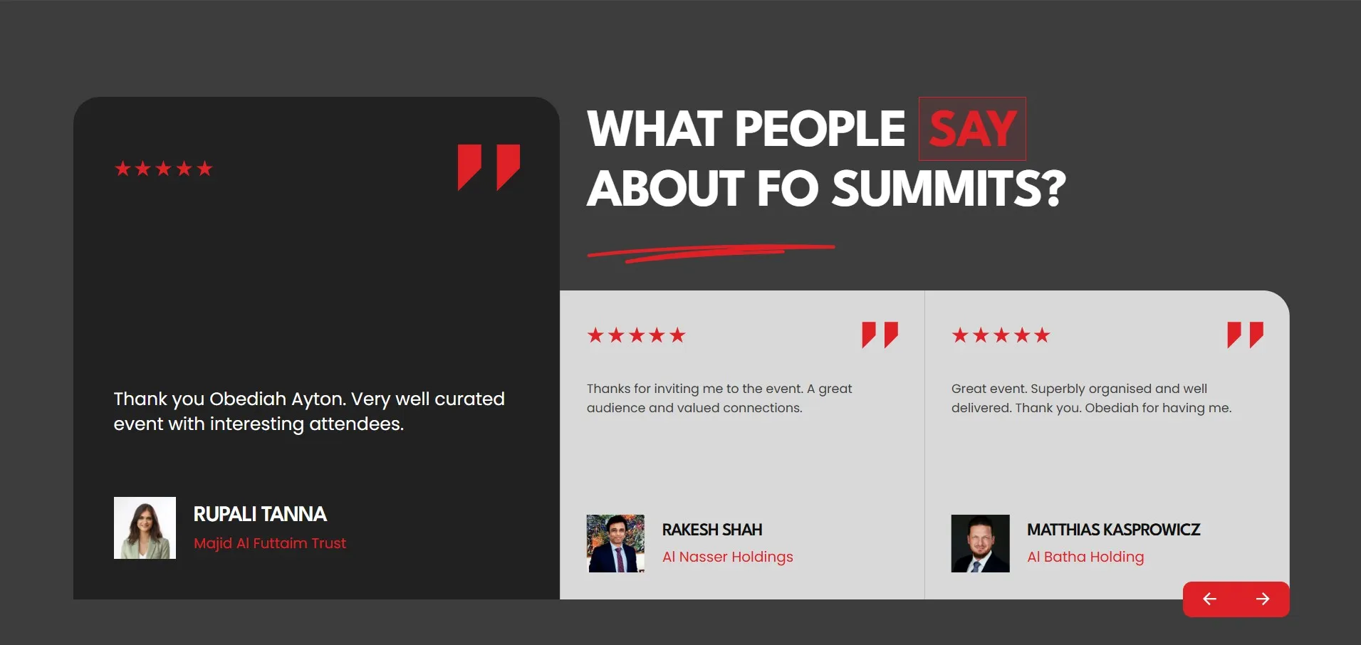 Family Office Summit — view 3